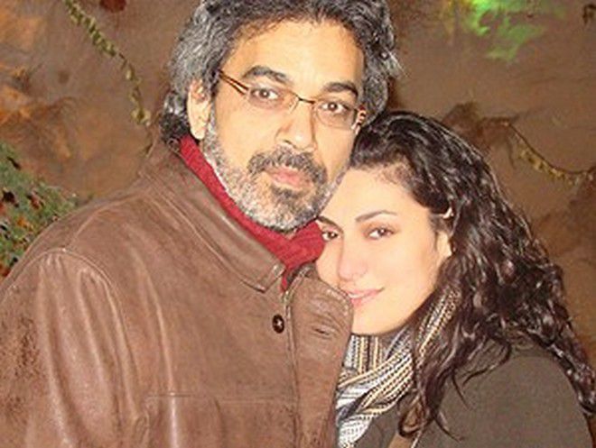 مايا نصري وزوجها