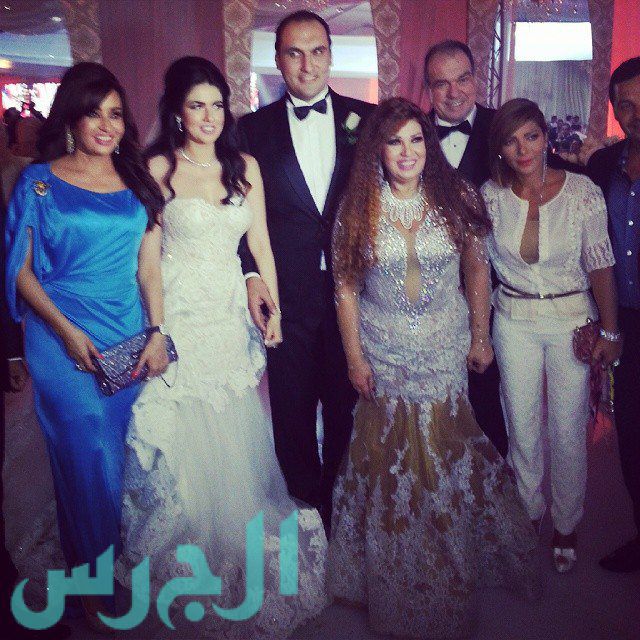 حفل زفاف هنادي ابنة فيفي عبده (40)