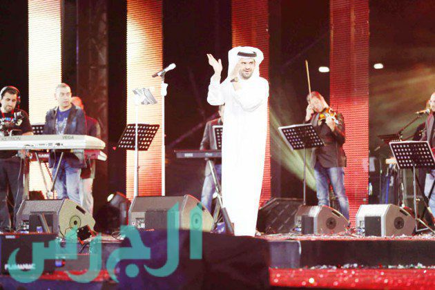 النجم الإماراتي حسين الجسمي يحتفل بالعيد الوطني الإماراتي