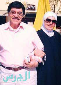 ياسر العظمة وزوجته
