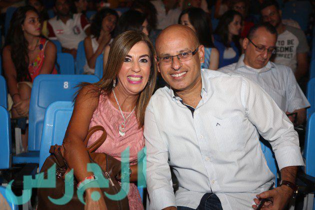 عباس شاهين وزوجته
