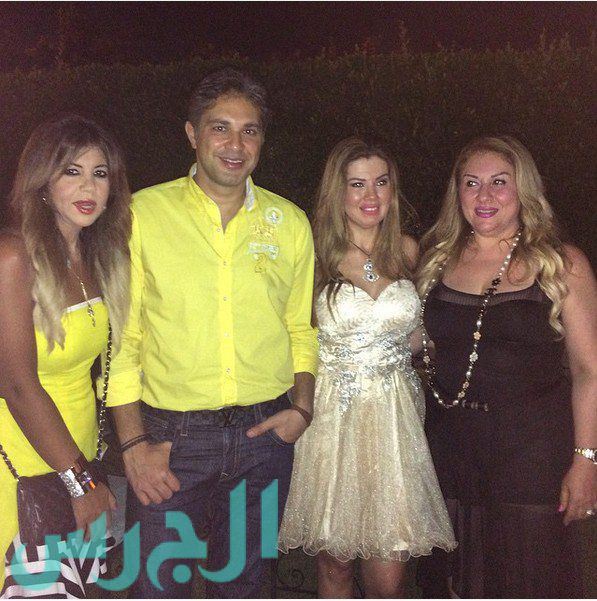 رانيا فريد شوقي وزوجها (3)