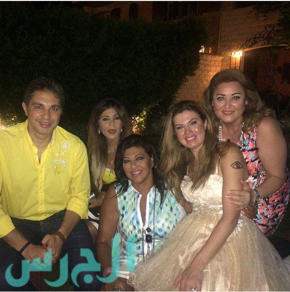 رانيا فريد شوقي وزوجها (4)