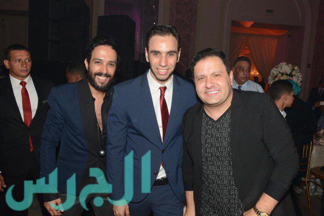 النجوم في حفل زفاف المخرج محمد النقلي (1)