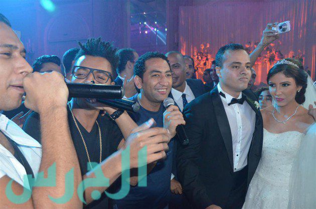 النجوم في حفل زفاف المخرج محمد النقلي (18)