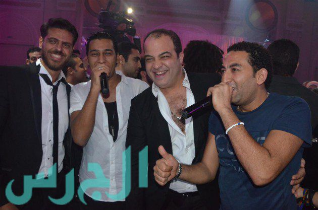 النجوم في حفل زفاف المخرج محمد النقلي (19)