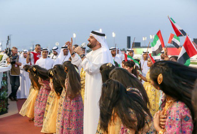 حسين الجسمي يفتتح كأس دبي العالمي للخيول 2016