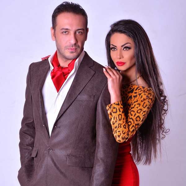 النجمة اللبنانية دوللي شاهين وزوجها المخرج باخوس علوان