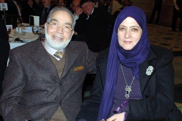 الممثلة المعتزلة شمس البارودي وزوجها الفنان حسن يوسف