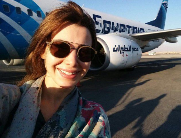 نانسي عجرم تدعم مصر للطيران