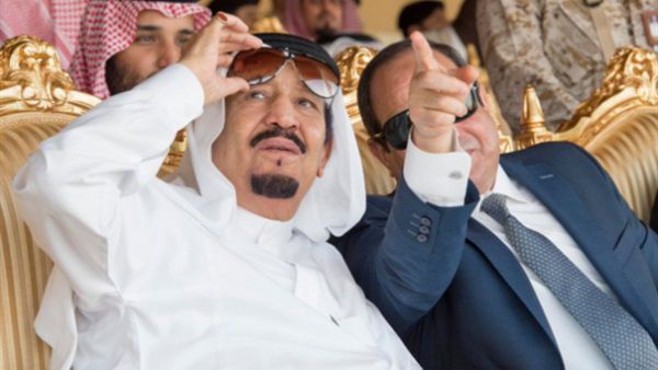 الرئيس عبد الفتاح السيسي والملك السعودي سلمان بن عبد العزيز آل سعود