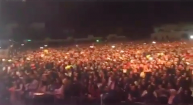 مئات الآلاف التي احتشدت في حفل ميريام