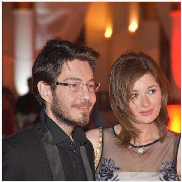 أحمد زاهر وزوجته