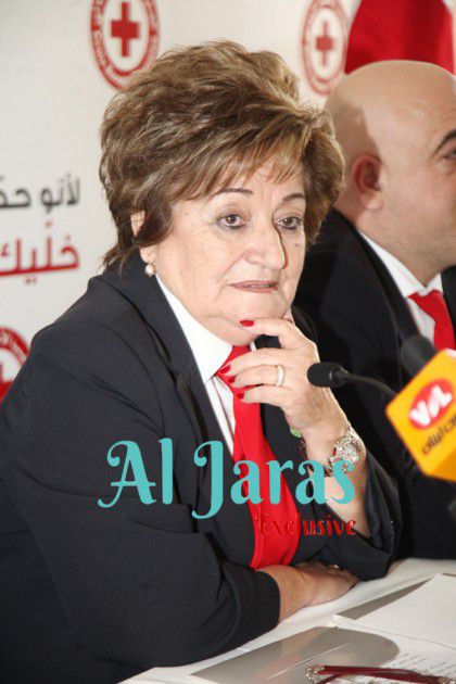 رئيسة الصليب الأحمر اللبناني سوزان عويس