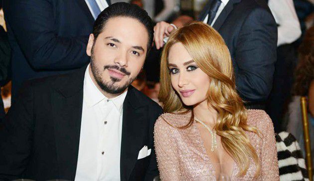 النجم اللبناني رامي عياش وزوجته مصممة الأزياء داليدا عياش