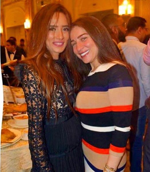زينة ومي عز الدين في حفل إفطار جريدة (اليوم السابع)