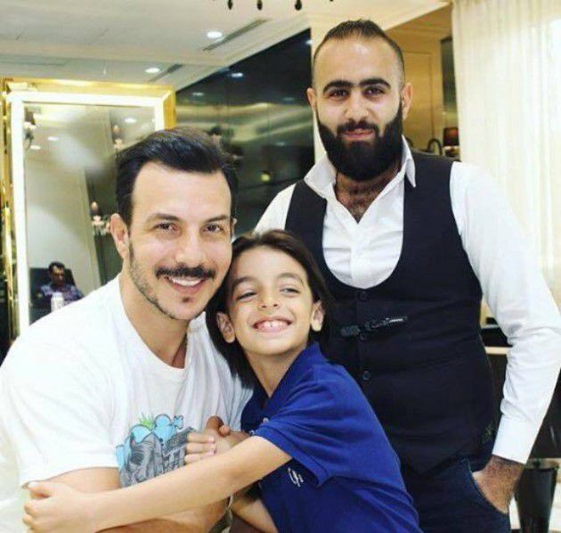 باسل خياط وابنه