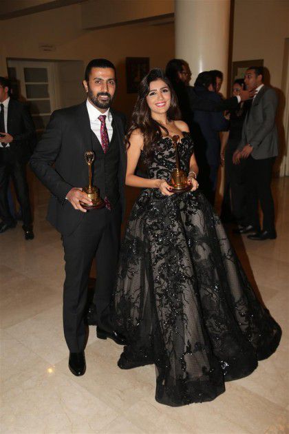 المخرج محمد سامي وزوجته الفنانة مي عمر