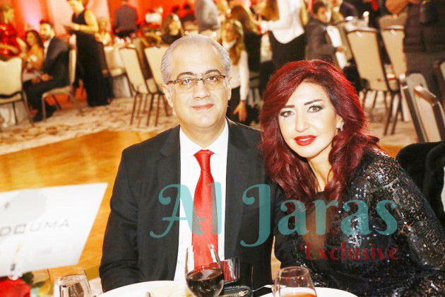 المنتج اللبناني ايلي شويري وزوجته