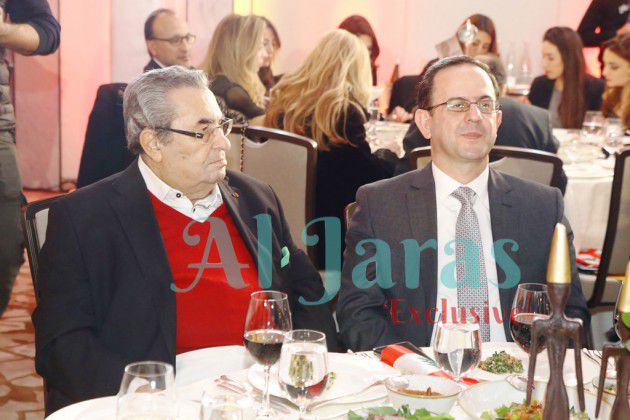 وزير السياحة اللبناني أواديس كيدانيان وروميو لحود