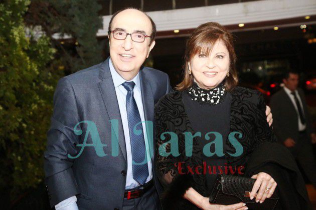 الموسيقار اللبناني الكبير الياس الرحباني وزوجته