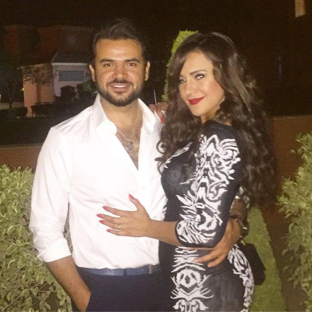 النجم السوري سامو زين يحتفل بعيد ميلاد زوجته الإعلامية المصرية دينا صالح