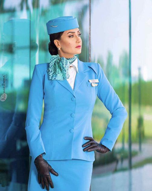 غادة عبد الرازق مضيفة طيران في مسلسلها الجديد