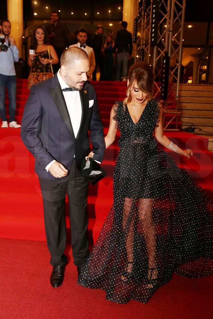 النجم اللبناني رامي عياش وزوجته داليدا سعيد