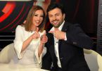 النجم السوري تيم حسن وزوجته الإعلامية المصرية وفاء الكيلاني