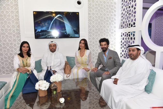 الفنانة اللبنانية ليلى اسكندر وزوجها النجم السعودي يعقوب الفرحان
