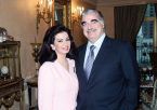 السيدة نازك الحريري وزوجها الرئيس الراحل رفيق الحريري