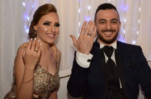 الإعلامي عامر طاهر وخطيبته الممثلة الشابة إيمي طلعت زكريا