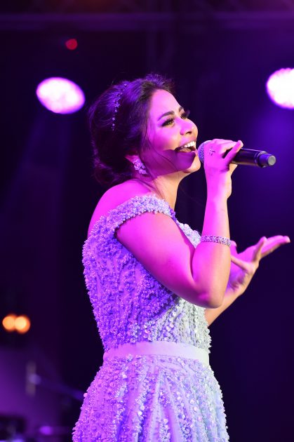 شيرين افتتحت مهرجانات صيدا السياحية بأجمل أغنياتها