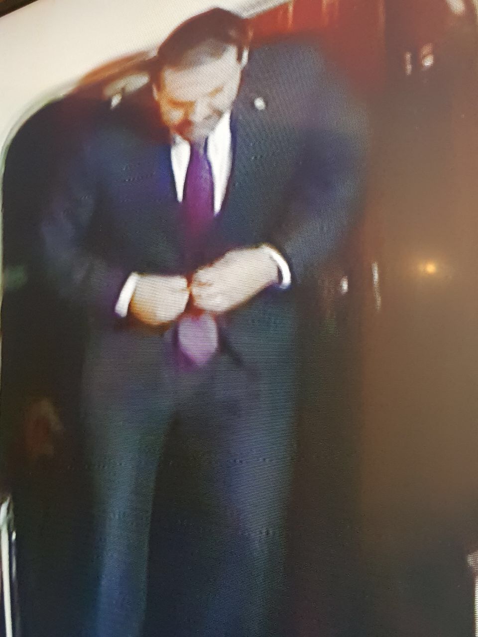 رئيس حكومة لبنان سعد الحريري لحظة وصوله الى مطار بيروت