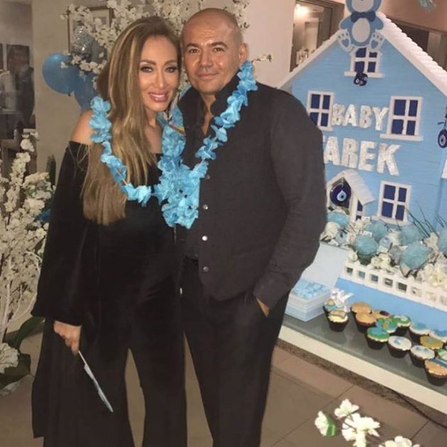 الإعلامية المصرية ريهام سعيد برفقة زوجها مدحت عفيفي