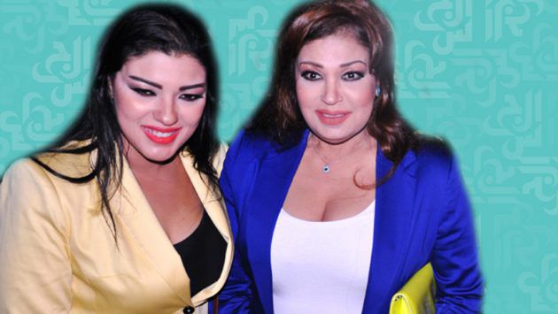 النجمة المصرية فيفي عبده وابنتها الممثلة المصرية عزة مجاهد