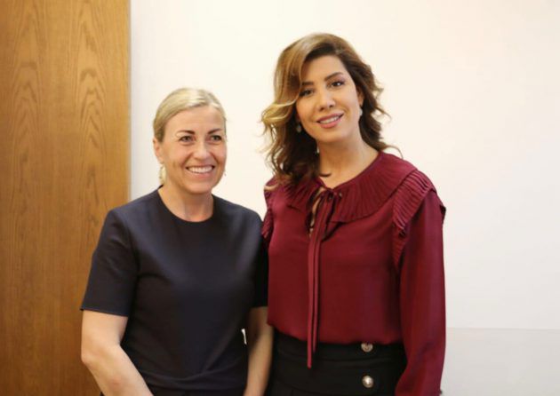 النائب بولا يعقوبيان مع سفيرة سفيرة النرويج في لبنان ليندا لين