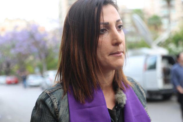 سالي ابنة الإعلامية اللبنانية والمرشحة عن المقعد الماروني في قضاء عاليه الشوف