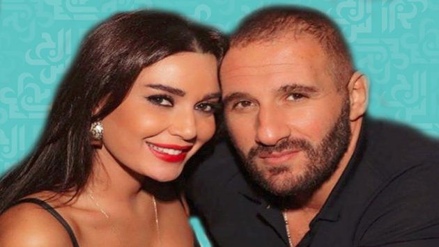 النجمة اللبنانية سيرين عبد النور وزوجها السيد فريد رحمة