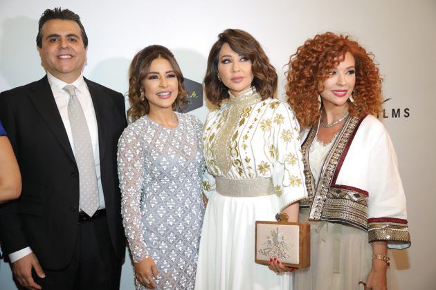 الإعلامية رابعة الزيات مع ماغي بو غصن وجمال سنان