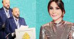 وزير الاعلام اللبناني يقدم درعا لإليسا - بالفيديو
