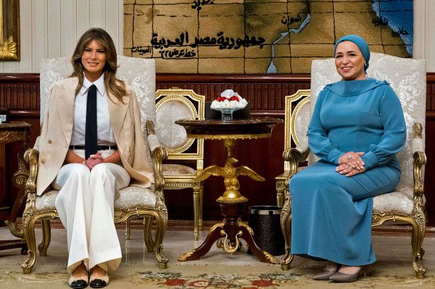 ميلانا ترامب وسيدة مصر الأولى