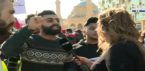 راشيل كرم تتعرض لإعتداء في مظاهرات بيروت