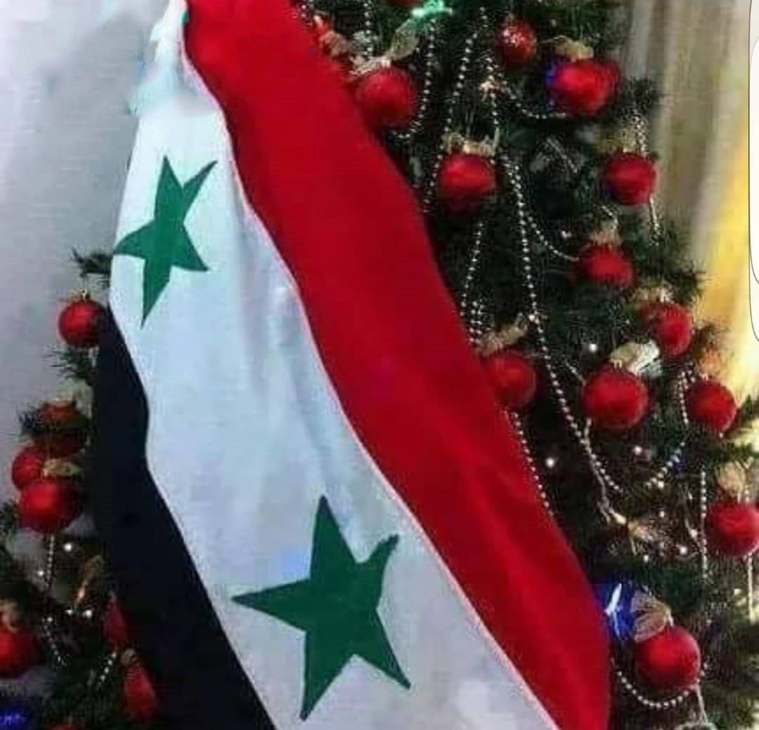 شكل شجرة الميلاد عند أغلبية نجوم سوريا - صورة