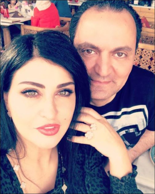 جومانة مراد وزوجها ربيع