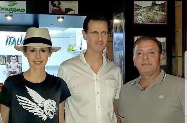 أحدث صورة لبشار الأسد وسيّدة الياسمين