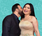 قبلة زوج عبير صبري في عيد ميلادها - فيديو