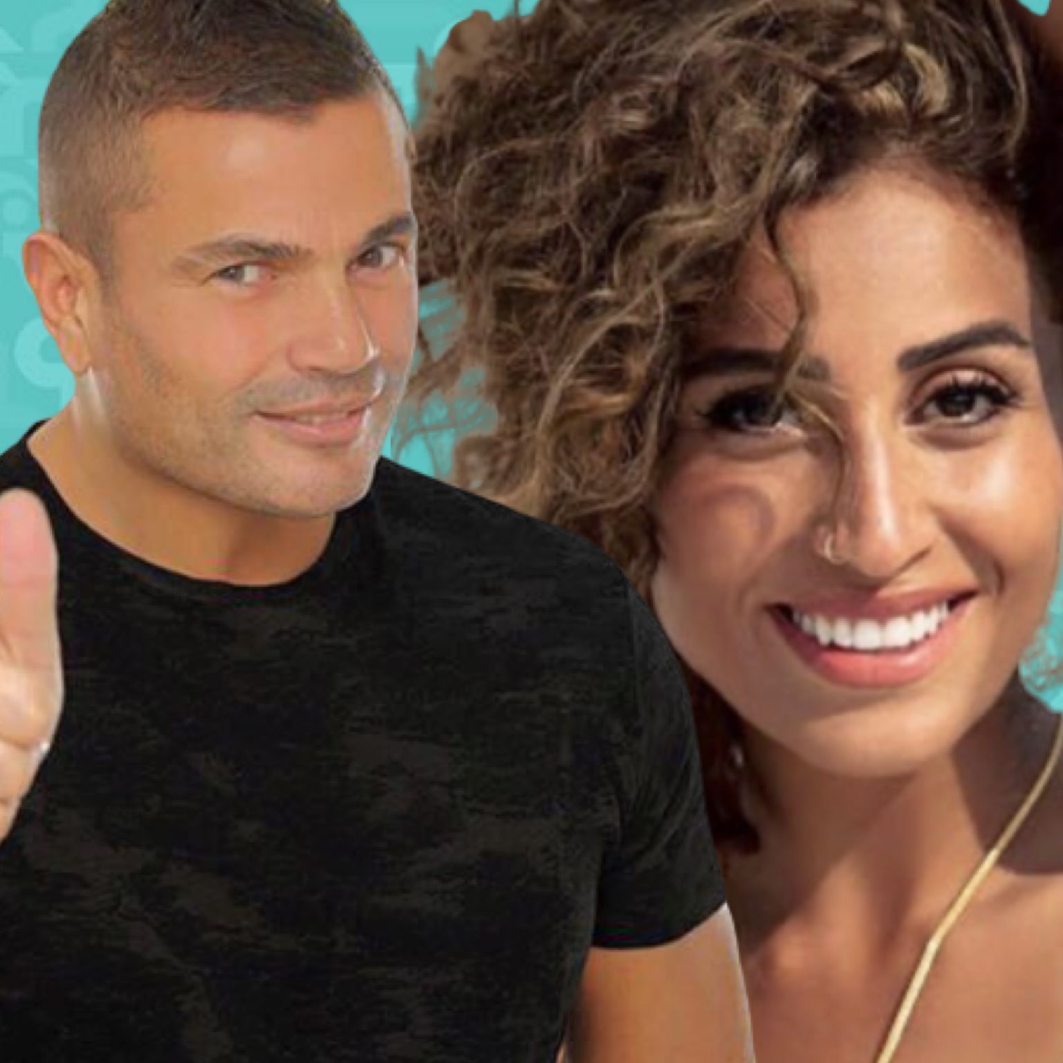 تسريب مقطع لعمرو دياب ودينا الشربيني كانت معه؟ - فيديو