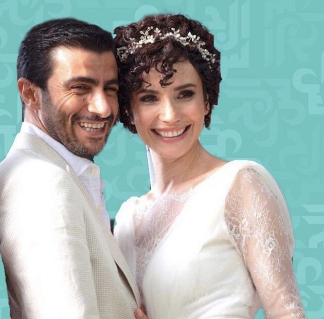 بطلة نور ومهند التركية تحتفل بزفافها