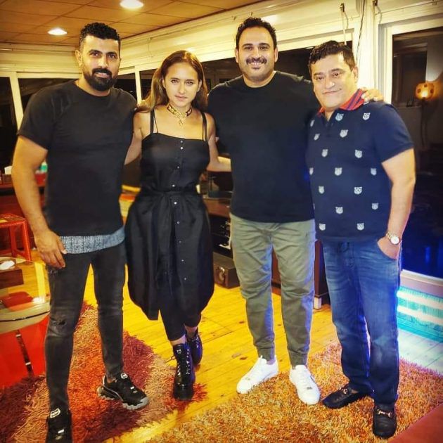 محمد سامي مع نيللي كريم وأكرم حسني